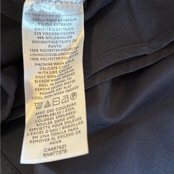 Ann Taylor Midi Dress Blue Navy Color Block Women’s Size Small NEW With Tags - Picture 8 of 11